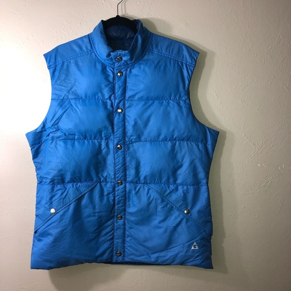 Vintage GERRY Quilted Down Reversible Vest Sz L - Picture 2 of 11